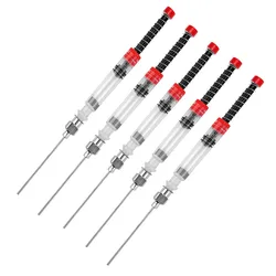 Deluxe Fountain Pen Ink Refill Syringe Tool for Office and School Stationery Supplies (5pcs)
