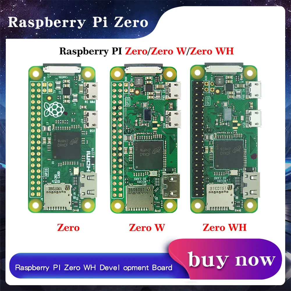 Raspberry Pi ZERO/ ZERO W/ZERO WH WIFI bluetooth плата с 1 ГГц ЦП 512 МБ ОЗУ Версия 3 RPI59|Демонстрационные