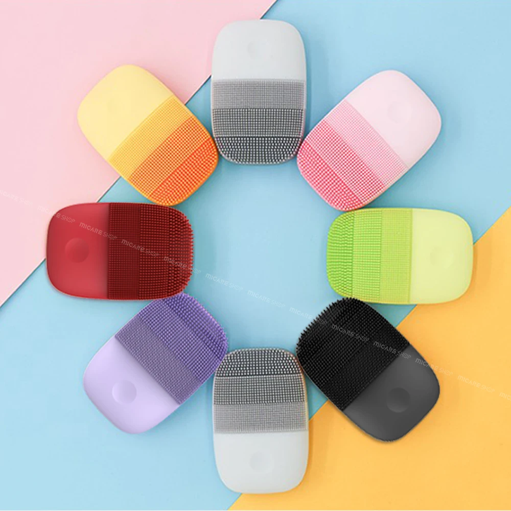 InFace Xiaomi Smart Sonic электрическая щетка для чистки лица Mijia IPX7 Водонепроницаемая силиконовая мини-щетка для чистки лица перезаряжаемая