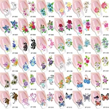 Алиэкспресс Лидер продаж стиль ногтей водная переводная Наклейка 3D наклейки для ногтей стерео элегантная наклейка с цветком для ногтей