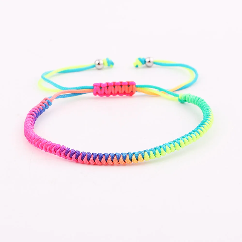 JARAVVI Handmade Cord Knot Braided Macrame Adjustable Woven String Friendship Bracelet Men Women Jewelry Gift - Image 5