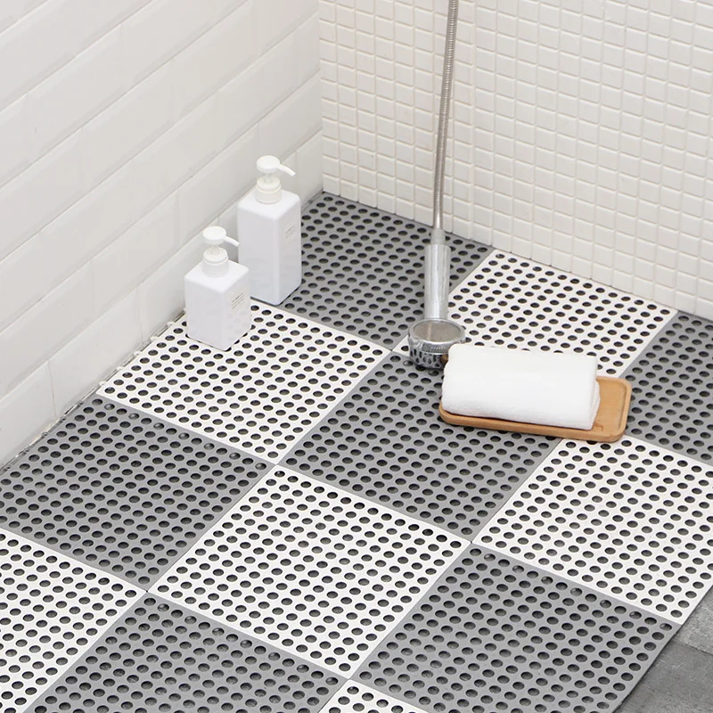 

Non-slip Bathroom Rug Square PVC Bath Mat Home Kitchen Floor Mats for Toilet Bathroom Carpet Shower Mat Bath Rug 30*30cm
