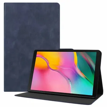 

For Samsung Tab A 10.1 2019 Case Retro Magnetic Leather Case for Samsung Galaxy Tab A 10.1 2019 SM T510 T515 Case + Film