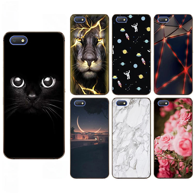 

For Alcatel 1v 2019 without Finger Hole Case 5.5'' Fashion silicone Soft Cute Back Cases for Alcatel 1V 2019 Phone Cover Coque