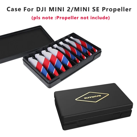 DJI Mini SE Plastic Propeller Blade Storage Box Anti-fall Protection Box For DJI Mavic Mini/Mini2/Mavic 2/Air 2S Accessories