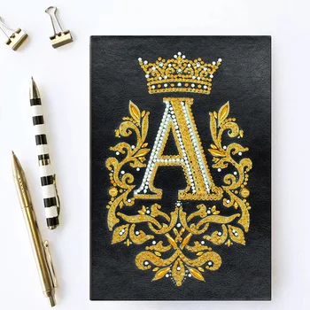 

5D Diamond Painting Notebook Special Shaped New Arrivals A Pattern Diamond Embroidery Sale A5 64Pages Diary Book Mosaic Pictures