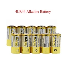 10 шт. 6 в 4LR44 первичные сухие батареи 10 шт. 6 в 4LR44 первичные сухие батареи сухие щелочные батареи пульт дистанционного управления игрушка калькулятор А5