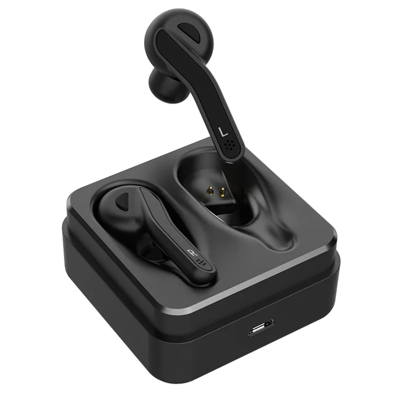 

New Stereo Surround Sound Bluetooth Headset Mini Magnetic Adsorption Charging Cradle Portable Earphone for Iphone Xiaomi Android