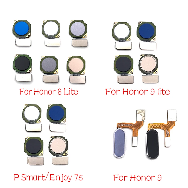 ORIGINAL Fingerprint Sensor Flex Cable For Huawei Honor 9 Lite 7X 7S P Smart P20 lite Finger ID Touch Flex Cable Replacement