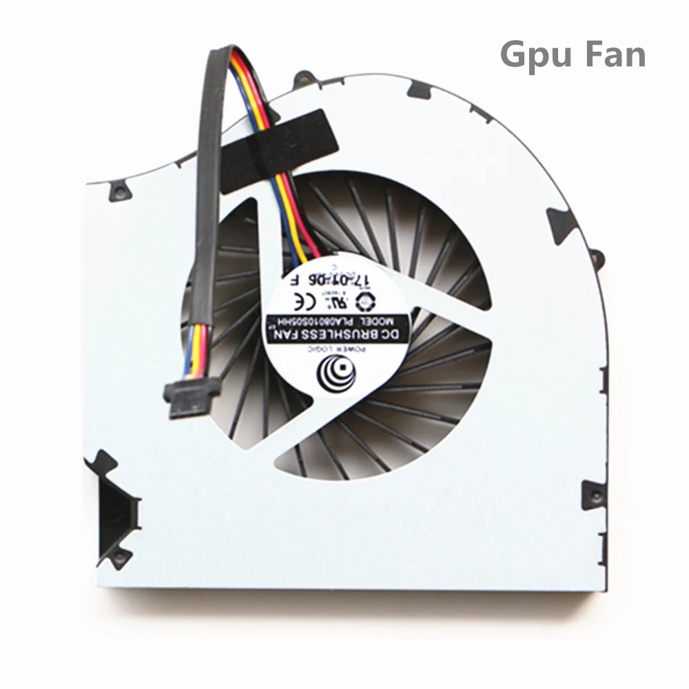 GPU Fan Игровой вентилятор для ноутбука EVGA SC17 игровой вентилятор для процессора ноутбука GTX1070 GTX1080 версия - Цвет лезвия: GPU Fan