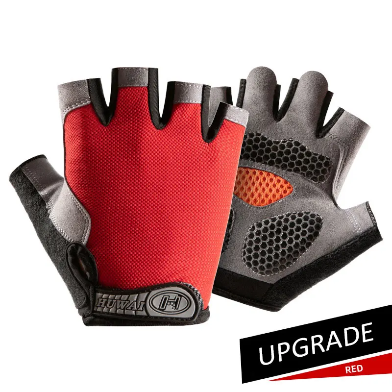 2021 Fingerless Cycling Gloves For Men Women Antisweat Nonslip