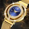 MISSFOX Magnetic Watch Women Luxury Brand Waterproof Diamond Women Watches Hollow Blue Quartz Elegant Gold Ladies Wrist Watch ► Photo 1/5