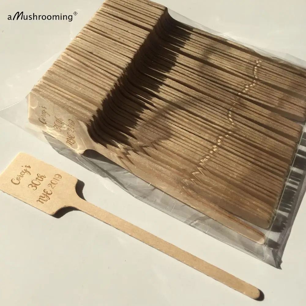 X100 персонализированные палочки с изображением мордочки каменщика украшения для