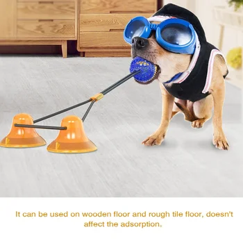 

2020 Upgraded Pet Toys Interactive Suction Cup Push Ball Toys Elastic Ropes Pet Tooth Cleaning Chewing,
