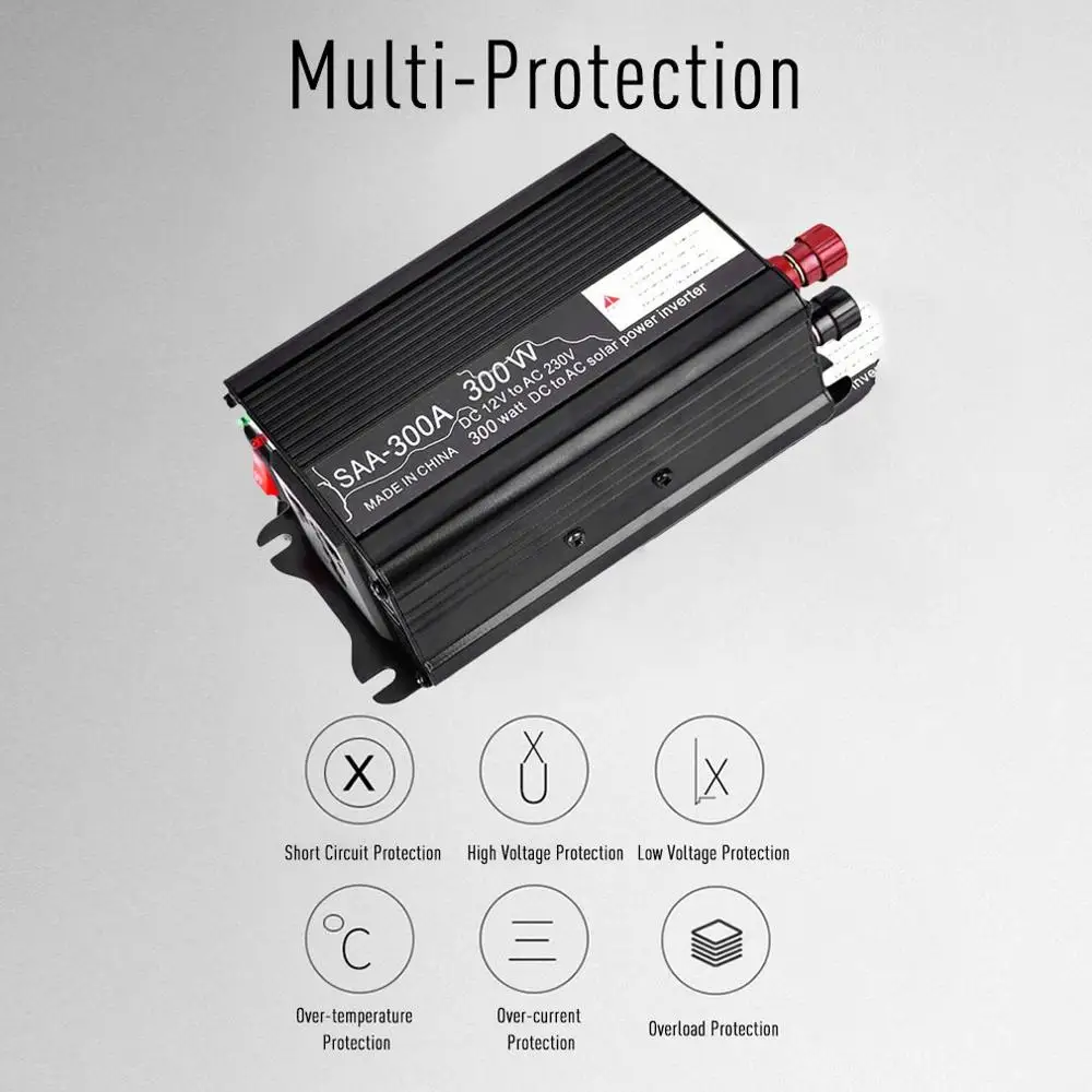 300 W/500 W/1000 W/1500 Вт автомобильный инвертор 12 В до 220 В Модифицированная синус волны инвертор Напряжение конвертер+ ЖК дисплей Дисплей
