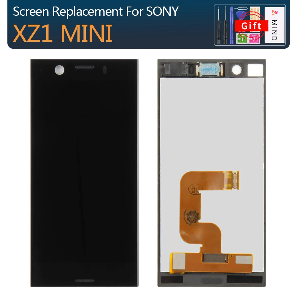 

4.6" Original LCD for SONY Xperia XZ1 Compact Display Touch Screen Replacement for SONY Xperia XZ1 Compact Mini LCD G8441 G8442