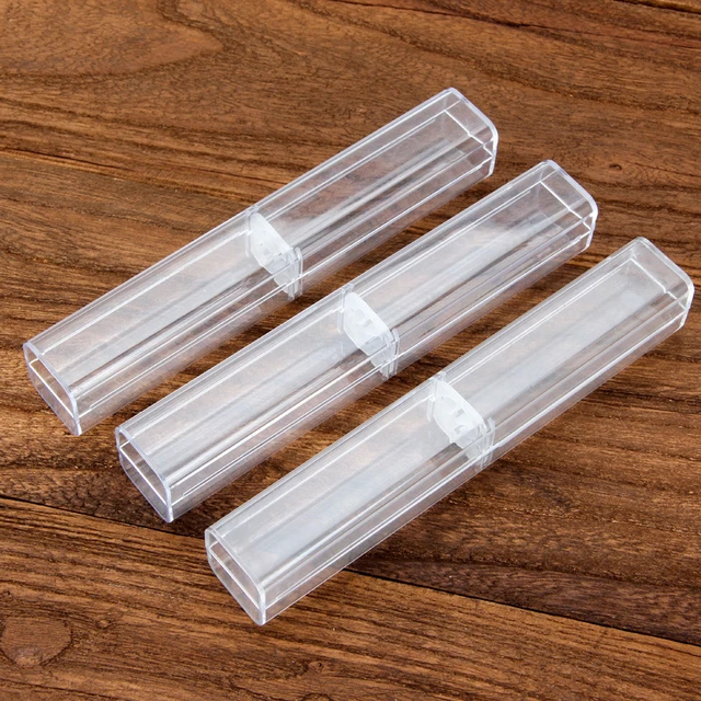 Transparent Plastic Pen Case Pencil  Transparent Pp Plastic Pencil Case -  Simple - Aliexpress