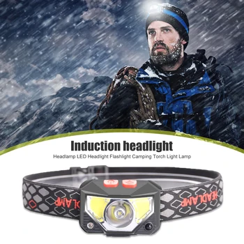 

Motion Sensor Headlamp Waterproof Fishing XPG+COB LED Mini USB Charging Headlight for Outdoor Camping Hiking Accessories