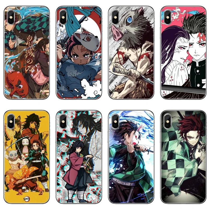 Чехол с аниме Demon Slayer Kimetsu no Yaiba для Xiaomi Mi 9 A1 8 SE Pro A2 Lite 6 6X 5 5x4 note mix max 1 2s 3 чехол |