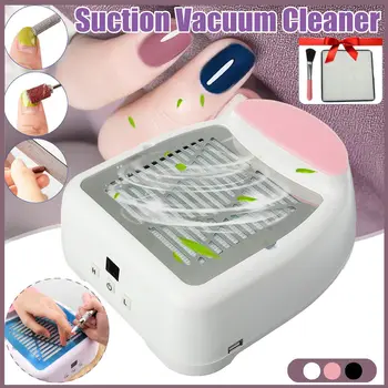 

30W Nail Dust Suction Dust Collector Fan Vacuum Cleaner Manicure Machine Tools Strong Power Nail Fan Art Manicure Salon Tools