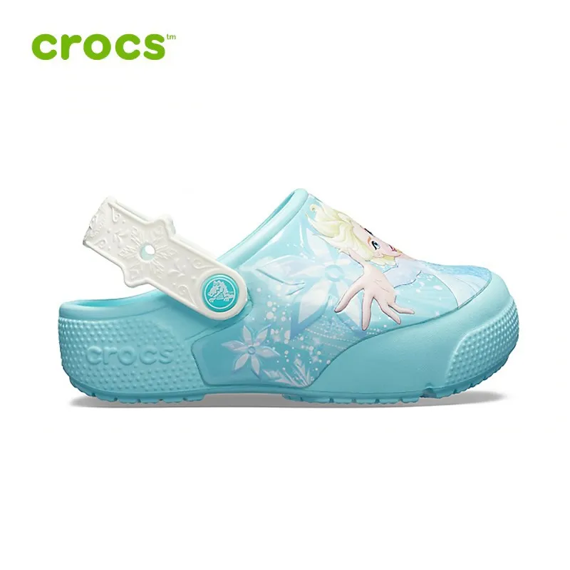 CROCS CrocsFL Frozen Elsa Lght CLG K KIDS for boys/for girls, children,  kids TmallFS shoes rubber slippers clogs for children - AliExpress