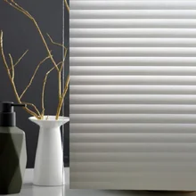 Жалюзи дизайн стеклянная пленка статическая защита конфиденциальности мульти-размер Съемный домашний декор оконное покрытие 17,77 ''by78. 7''