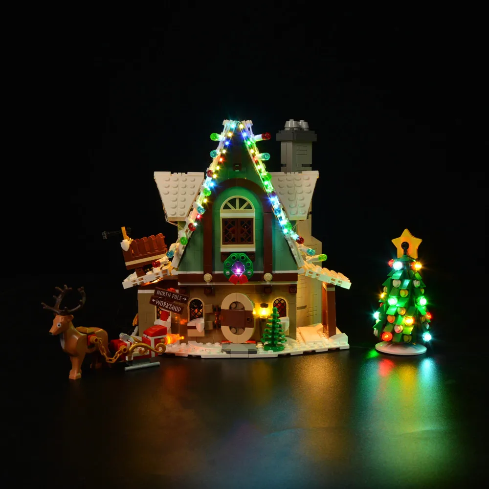 Easylite Led Light Set Per Il 10275 Elf Club House Regalo Di Natale Building Blocks Giocattoli Kit Di Illuminazione No Model
