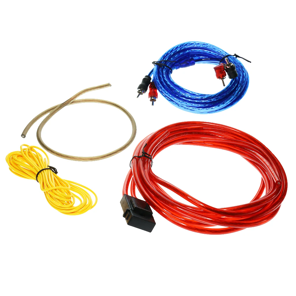 High Quality Car Audio Subwoofer Amplifier Installation AMP Wire Cable Kit