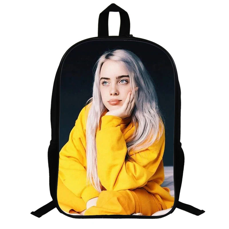 14,5 дюймов Billie Eilish школьные сумки для подростков, рюкзак в стиле хип-хоп для мальчиков и девочек, рюкзак для ноутбука, рюкзак для путешествий, рюкзак, подарок для фанатов - Цвет: 5
