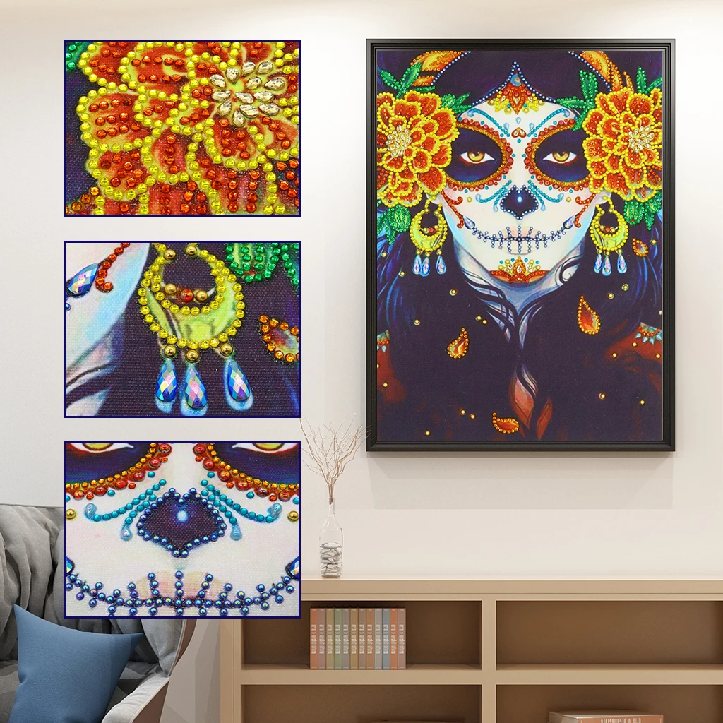 DIY 5D Diamond Painting Women and Flowers Home Decor Needlework Craft Gift Full Square 3D Embroidery Cross Stitch Kits | Дом и сад