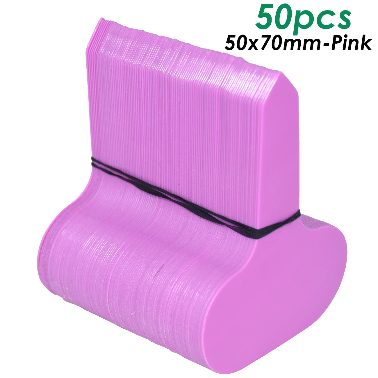 SPRYCLE 50PCS 50*70MM Bunte Plant Marker PVC Etiketten Stakes Garten Bonsai Sukkulente Setzliste Tags Zeichen auf boden Malen Sticks – Detail 5