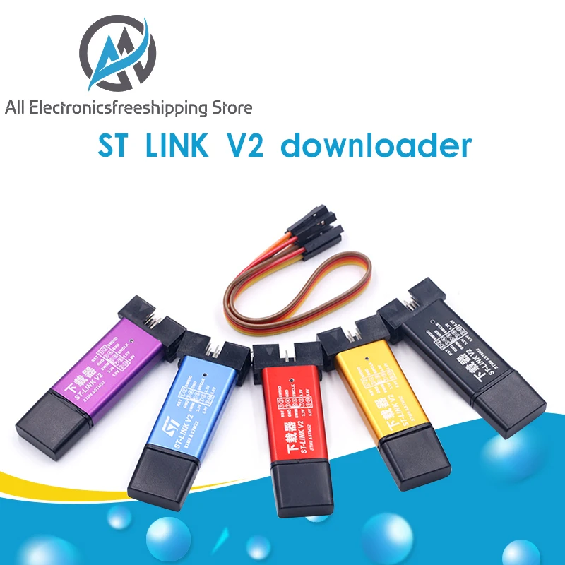 ST LINK Stlink Link V2 Mini STM8 STM32 симулятор загрузки Программирование с чехлом DuPont