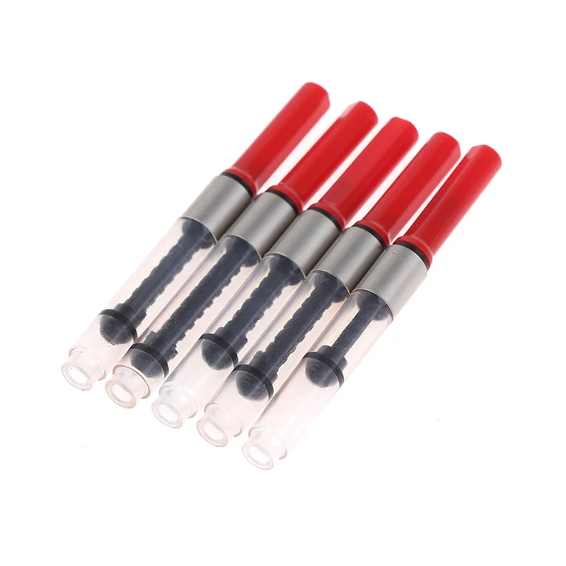3.4mm Plastic Pump Cartridges Fountain Pen Converter Meet international standards 5Pcs fountain pen fountain pen ink cartridges