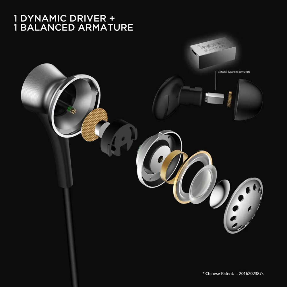 1MORE E1004BA Dual Driver BT ANC in-Ear 