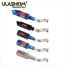 Motorcycle Full Exhaust Middle Link Pipe Slip On For Suzuki GSXR600 Gsxr700 Gsxr750 k7 GSX R700 R750 R600 GSXR 600 700 750