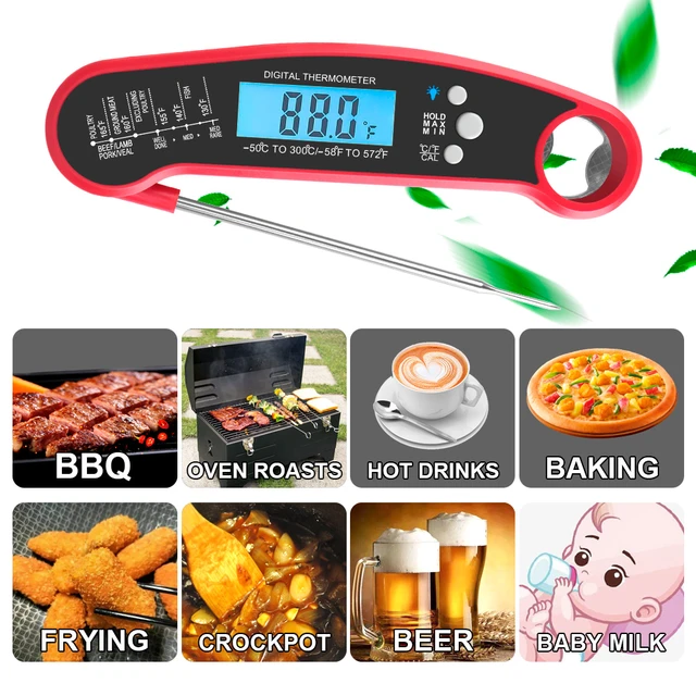 1pc Digital Food and Milk Thermometer - Accurate Kitchen Oil and Water  Thermometer for Baking, Barbecue, and More - Essential Kitchen Accessory