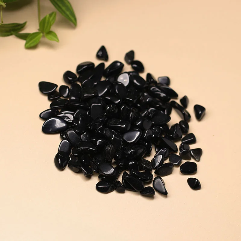 Натуральный гравий с кристаллами кварца ChipLlucky HealingNnatural ObsidianHome Декор для