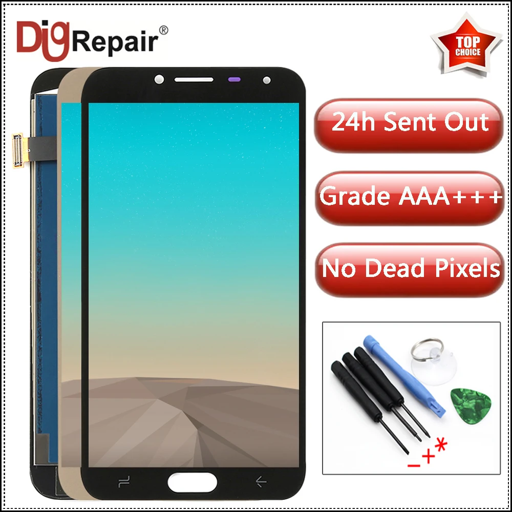 

AAA For Samsung Galaxy J4 lcd J400 J400F/DS J400F LCD Display Digitizer touch Screen For SAMSUNG j400 lcd J4 display j400 lcd