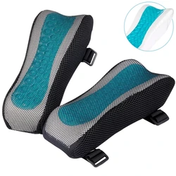 Coussin repose bras en mousse à mémoire de forme, coussin coudé pour chaise de bureau et de jeu 