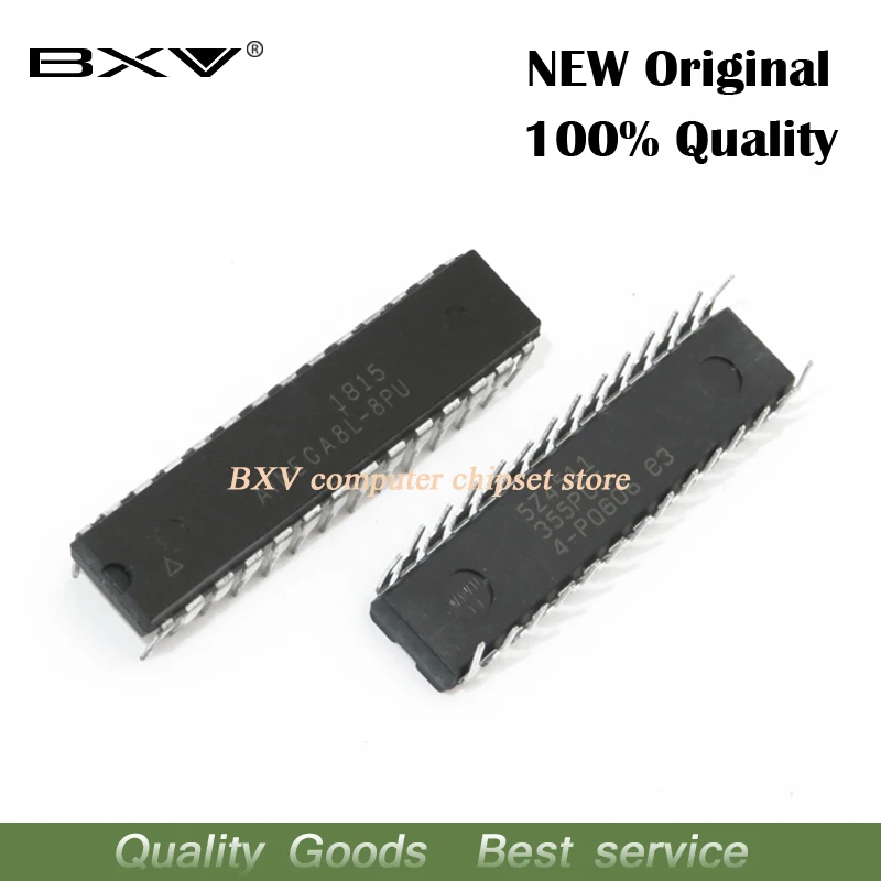 2pcs Free Shipping ATMEGA8L-8PU ATMEGA8L-8 ATMEGA8L ATMEGA8 8-bit MCU microcontroller DIP28 new and original IC afbeelding