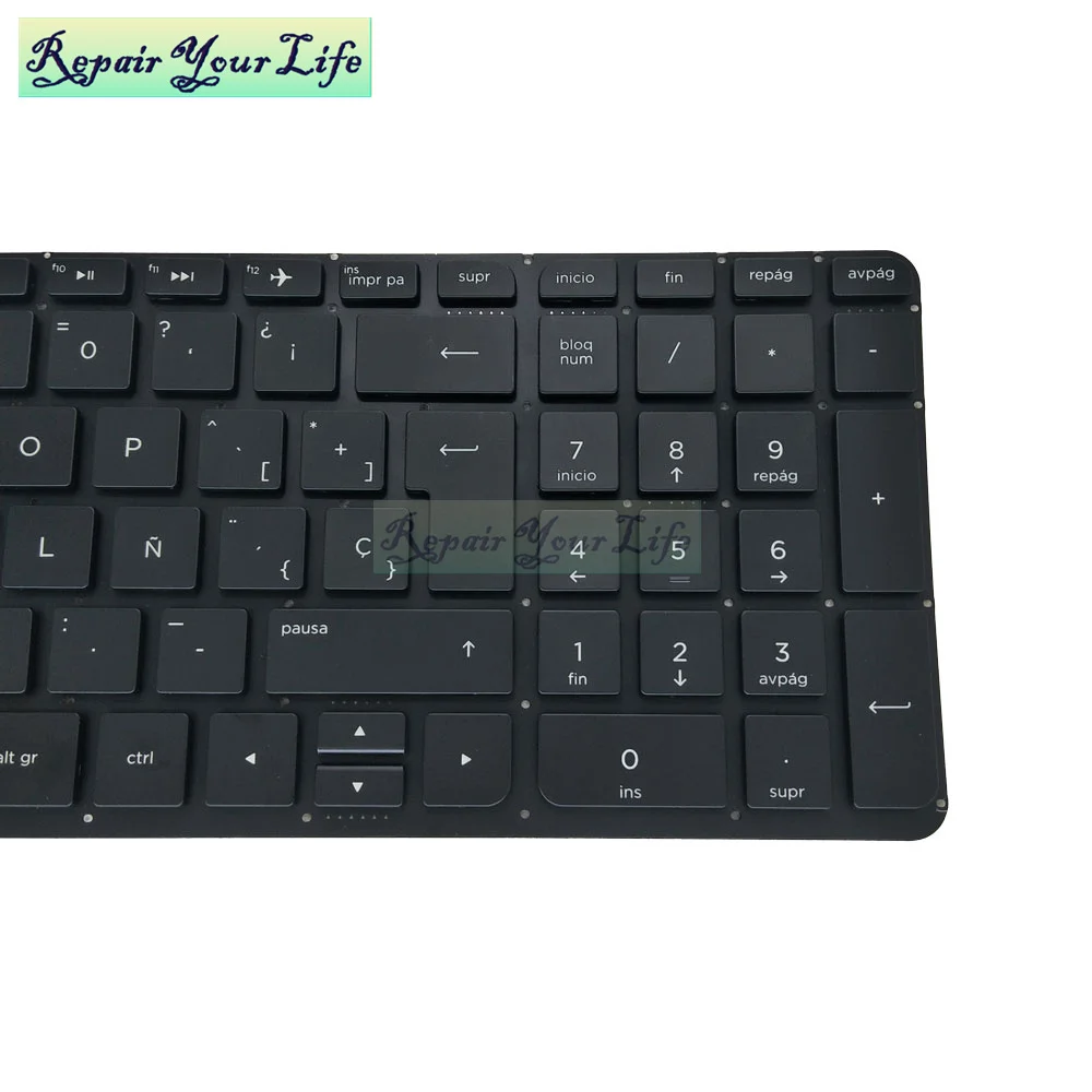 Teclado Espanhol Retroiluminado pc para Computador Portátil hp Pavilion 15-p 008au 15-p000 15-p030nr 15-k 15-v 17-p 17-f Espanha - Imagem 2