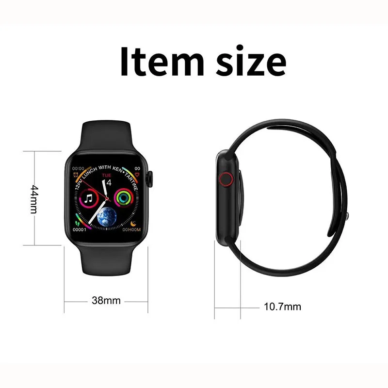 Смарт-часы Iwo8 Max Beehive Версия 44 мм фитнес-трекер ECG Sport SmartBand для IOS Iphone Andriod pk W34 IWO12 P80