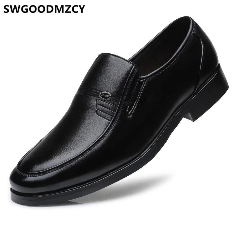 

Loafers Black Formal Shoe For Men Leather Dress Office Shoes Men Italian Shoes Men Big Size Sepatu Slip On Pria Sapato Social