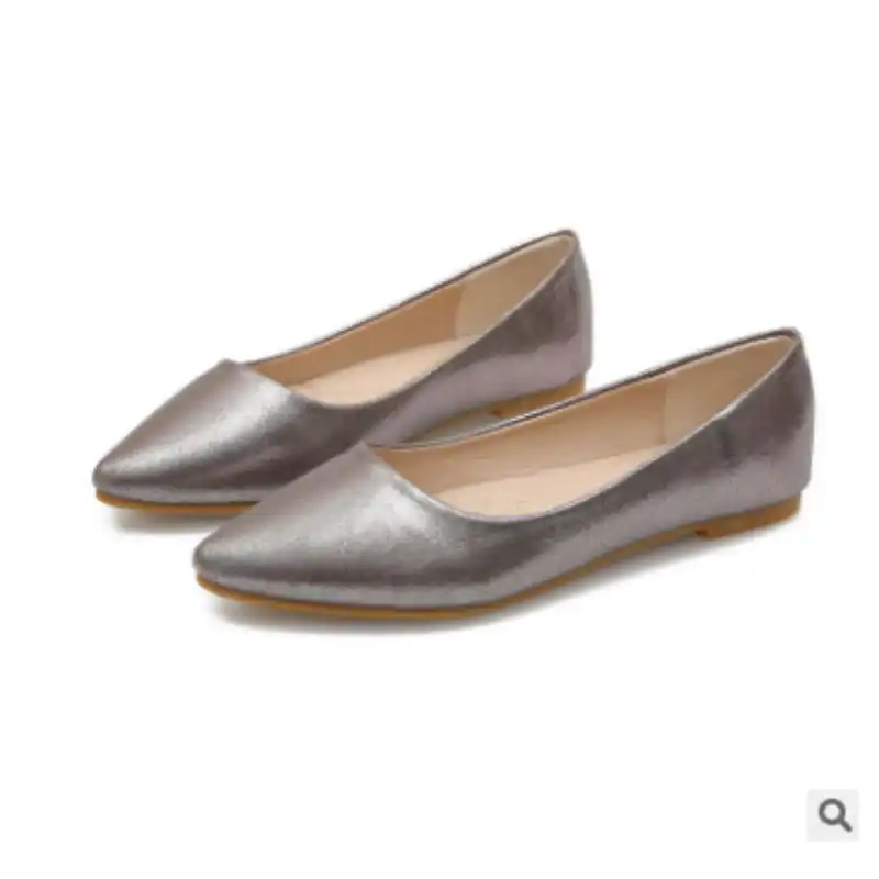 slip on pointed flats