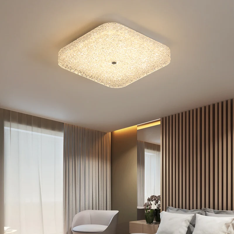 

LICAN Modern LED Ceiling Lamp lights for Living room Bedroom lustre de plafond Crystal Round square lustres home ceiling+lights