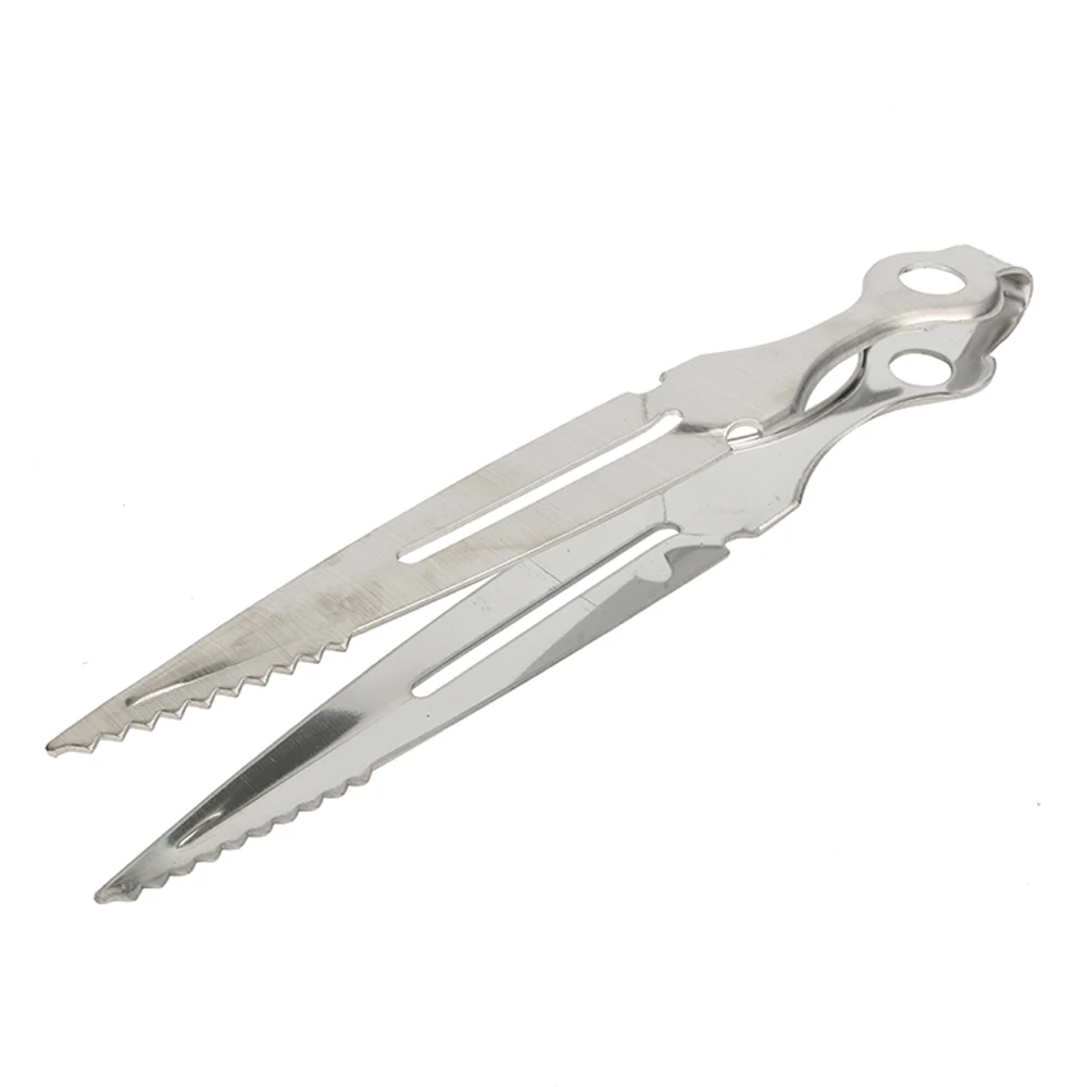 23 см длина Серебристый Нержавеющая сталь Аксессуары материал кальян клип уголь зажимы кальян Tong