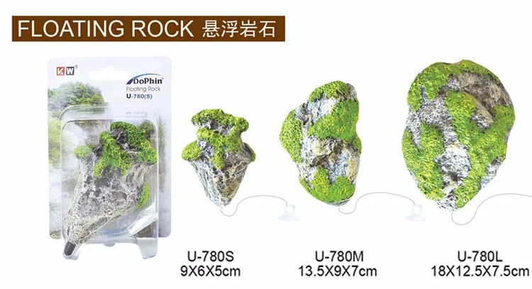 Artificial Floating Pumice Suspended Stone Aquarium Fish Tank Decoration Moss flying Rock aquatic ornament Landscape acuario