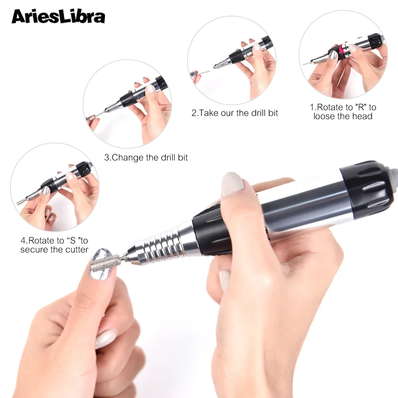 Ручной аппарат для маникюра и педикюра 30000 об./мин.|nail drill handle handpiece|nail handle30000rpm nail |