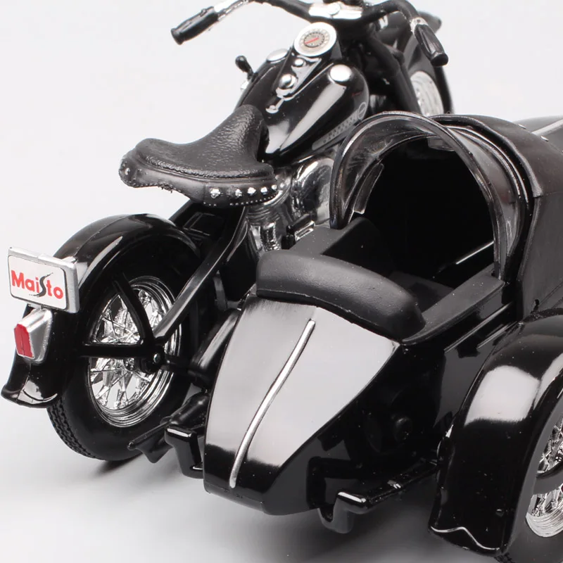 1:18 maisto классика Винтаж 1948 FL Panhead sidecar велосипед литье под давлением три колеса масштаб мотоцикл автомобиль игрушка Миниатюрная модель дети