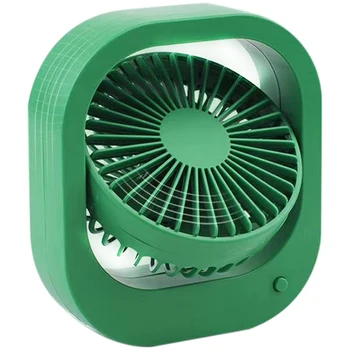 

2 Speed Mini USB Desktop Fan Personal Portable Cooling Fan with 360 Rotation Adjustable Angle for Office Household Green